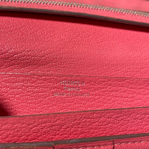 Authentic Rare Pink Hermes Bearn Wallet - Picture 12 of 16